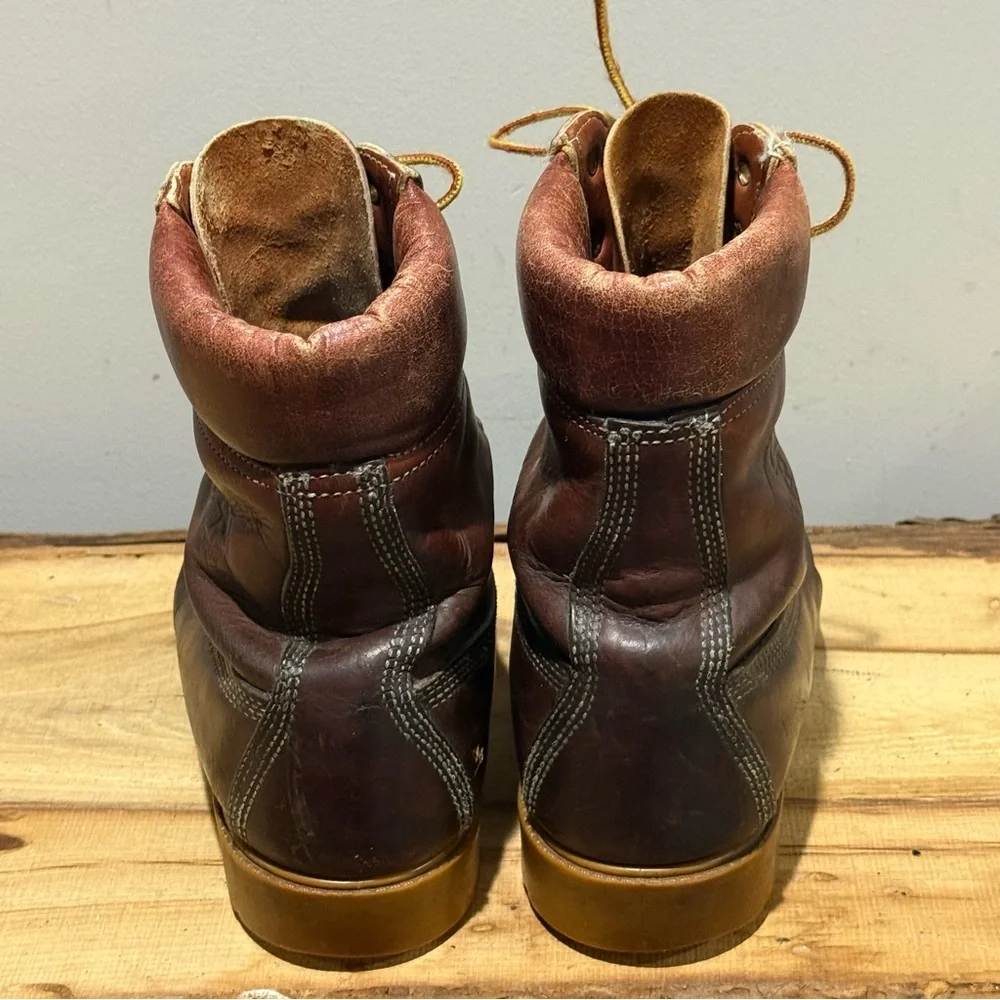 Vintage Land Rover by Thom McAn Weathered‎ Leather Boots Size 9 A44